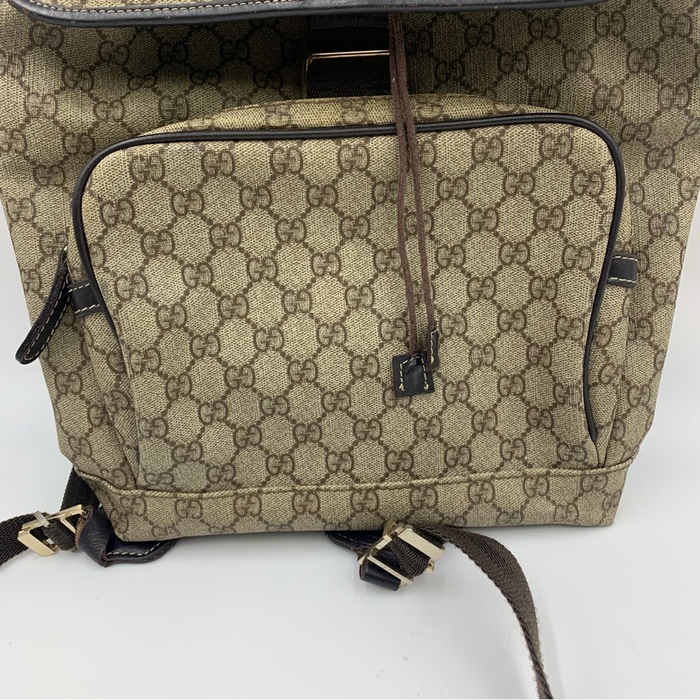 Source Unknown Brown Backpack With Adjustable Str… - image 3